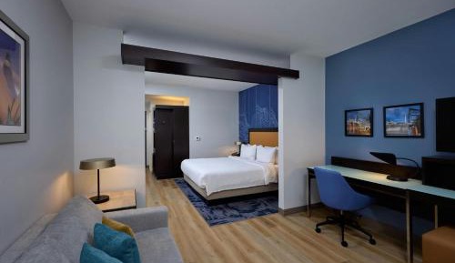 Studio with King Bed, City View and Sofa Bed