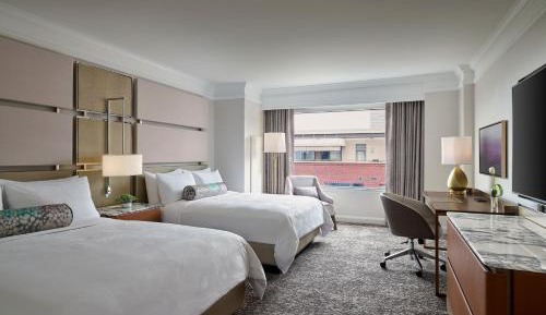 Deluxe Queen Room with Two Queen Beds and Courtyard View
