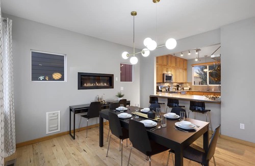 Old Town North House | Sleek Home Near Old Town W/Rftp Hot Tub & Mtn Views