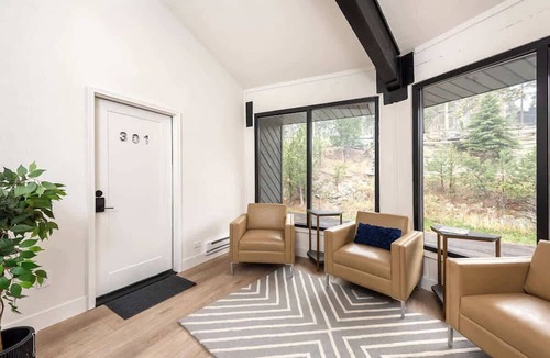 Kerr Gulch Condo | Modern condo with town and mountain views!