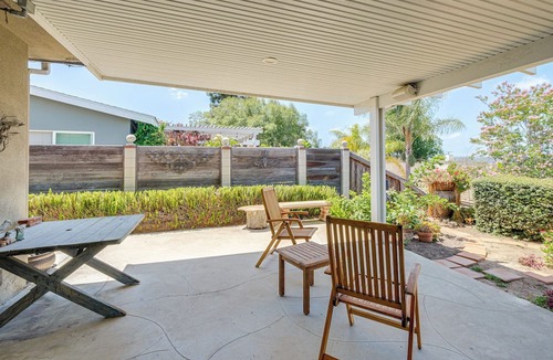 Allied Gardens House | Peaceful Yard & Patio! San Diego Retreat Near SDSU