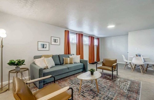 Village Seven Apartment | Cheerful Cove - Cozy Basement Centrally Located
