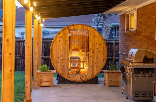 Scenic Heights Apartment | Modern Arvada Suite | Sauna & Games