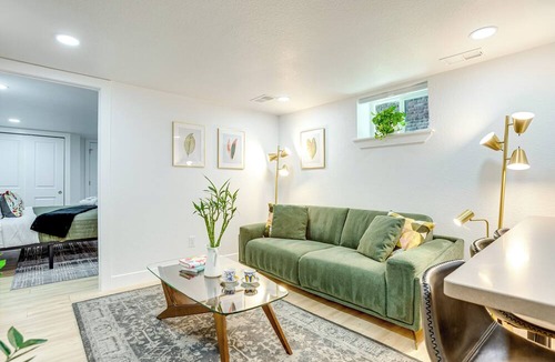 Washington Park West Apartment | Steps from Wash Park: Modern Apt, Patio + Parking