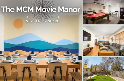 Lamar Heights Area House | The MCM Movie Manor Big Backyard Movie Theater