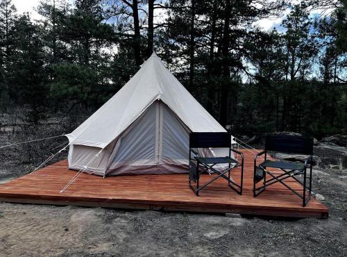 Private Bell Tent with Amazing Stargazing in Colorado