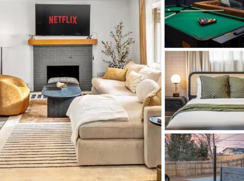 Newly Remodeled Hot Tub Fire Pit Game Room